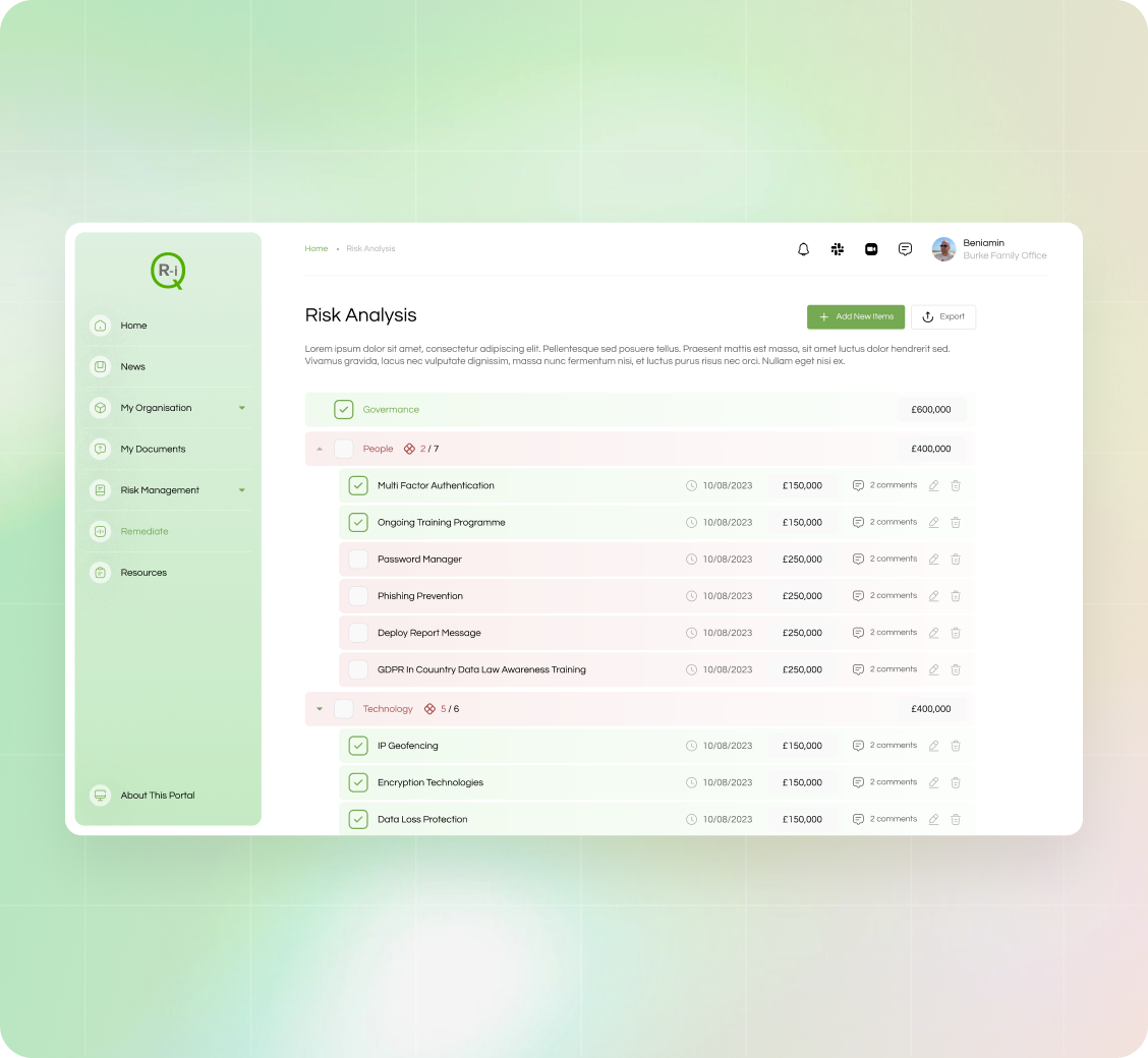 Automated Risk Analysis